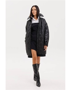 Пальто стеганое с хлястиками на рукавах G'n'k