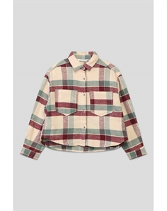 Рубашка с карманами в клетку Mayoral