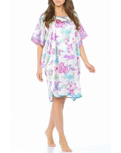 Туника шелковая с принтом Eileen west