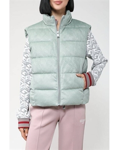 Стеганый жилет с высоким воротником Guess