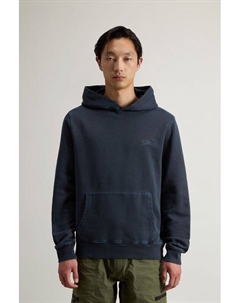 Худи хлопковое с карманом Woolrich