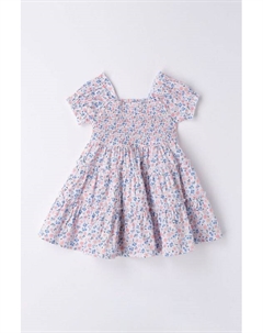 Хлопковое платье с цветочным принтом Ido