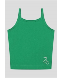 Хлопковая майка на тонких лямках Ovs