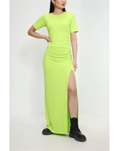 Облегающее платье миди с разрезом Fracomina