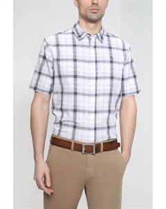 Хлопковая рубашка с коротким рукавом Marco di radi