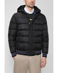 Однотонный пуховик с капюшоном Lacoste