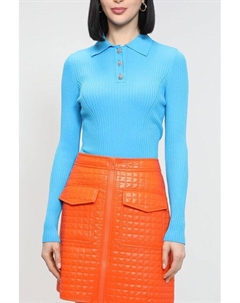 Пуловер из вискозы с воротником Belucci