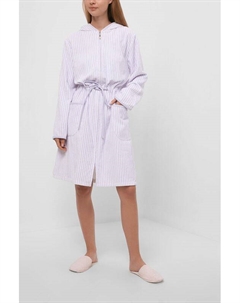 Хлопковый халат на молнии Cawo