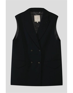 Двубортный жилет Silver spoon