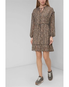 Платье с анималистичным принтом Only