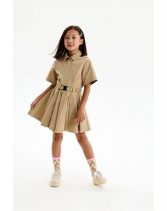 Платье с юбкой в складку с поясом Silver spoon life