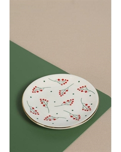 Тарелка керамическая с принтом в ассортименте Coincasa