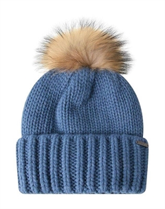 Шапка с меховым помпоном Pulka