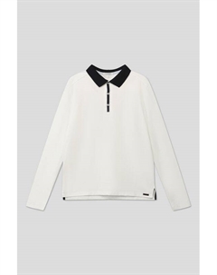 Лонгслив с воротником поло Choupette