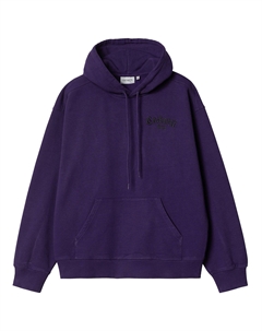 Толстовка Hooded Onyx Script Sweatshirt Carhartt wip