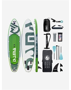 Надувная двухслойная SUP-доска ADVENTURE SERIES 10'6" 320*81*15 см сапборд, Зеленый Dama