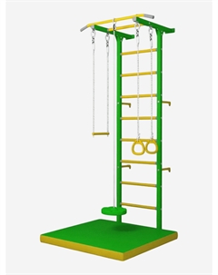 Детская шведская стенка LITE Зелено-желтая, Зеленый Westsport