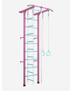 Детская шведская стенка DSDS-12S Розовая, Белый Westsport
