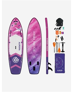 Надувная двухслойная SUP-доска E-SUP AURORA PURPLE PRO 11'6" 350-86-15 см, Розовый E-surfer