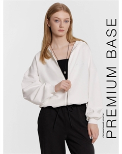 Толстовка женская белая с вышивкой Mark formelle