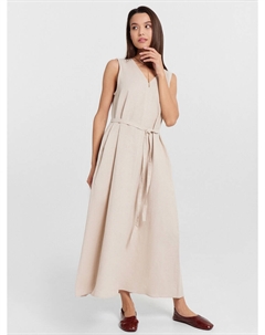 Сарафан из премиального льна с поясом Mark formelle