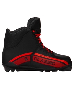 Ботинки лыжные classic, sns, р. 46, цвет черный/красный Winter star