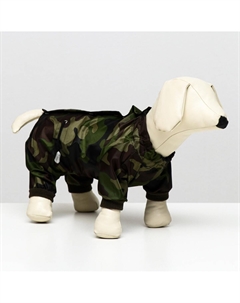 Комбинезон для животных, без подклада, l (дс 28-30, ош 32, ог 36-40 см), камуфляж Nobrand