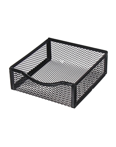 Подставка для канцелярских мелочей, 4 отделения, сетка, металлическая, черная Calligrata