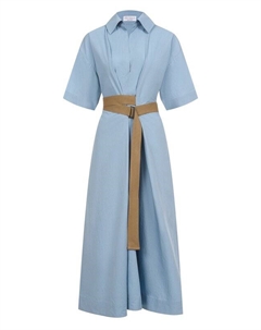 Хлопковое платье Brunello cucinelli