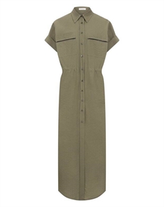 Хлопковое платье Brunello cucinelli