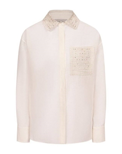 Рубашка из вискозы и льна Antonelli firenze