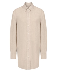 Рубашка из хлопка и льна Replay