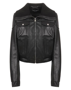 Кожаный бомбер Dolce&gabbana