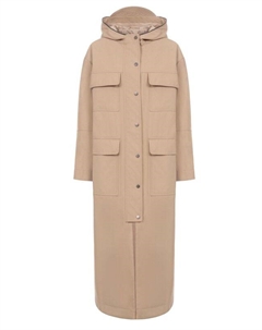 Хлопковый плащ Brunello cucinelli
