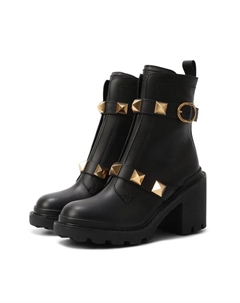Кожаные ботильоны Roman Stud Valentino
