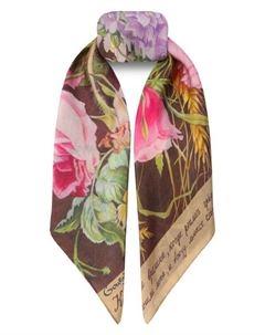 Шелковый платок Букет Gourji