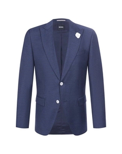 Пиджак из шерсти и вискозы Boss