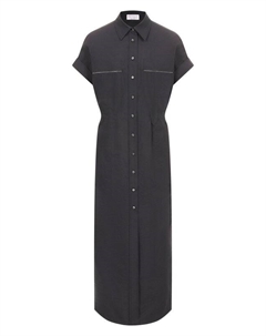 Хлопковое платье Brunello cucinelli