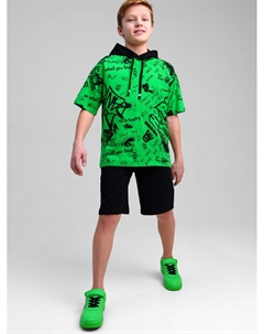 Комплект трикотажный для мальчиков: фуфайка (футболка), шорты Playtoday tween