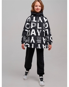 Куртка текстильная с полиуретановым покрытием для девочек (ветровка) Playtoday tween