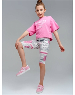 Брюки трикотажные для девочек (легинсы укороченные) Playtoday tween