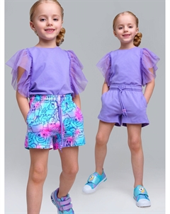 Шорты трикотажные для девочек, 2 шт в комплекте Playtoday kids