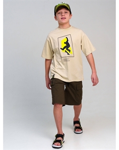 Фуфайка трикотажная для мальчиков (футболка) Playtoday tween