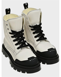 Ботинки с резиновым носом, белые Marni