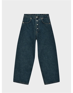 Джинсы с застежкой на пуговицы, синие Mm6