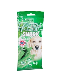 Лакомство для собак Снеки Fresh для средних собак 10 шт 0,15 кг Titbit