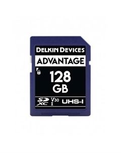 Карта памяти SD 128GB Advantage UHS-I SDXC Delkin