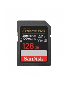 Карта памяти SDSDXEP-128G-GN4IN 128 ГБ SDXC Extreme PRO UHS-II U3 V60 Sandisk