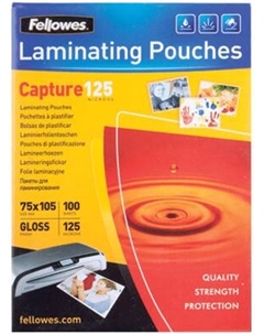 Пленка FS-53069 для ламинирования, 75х105 мм, 125 мкм, 100шт Fellowes