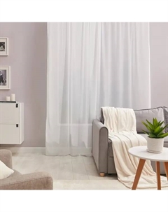 Тюль на ленте «Дизайн 4» 250x260 см цвет белый Witerra